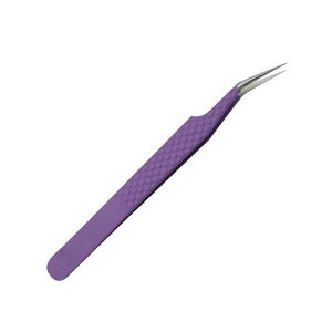 Pinzas Profesionales de Acero Inoxidable para Extensión de Pestañas con Logotipo Personalizado - Product Image 1