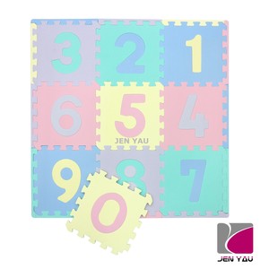 เสื่อเล่น EVA หลายสีเสื่อรองคลานสำหรับเด็กขนาด30x30ซม. 1ซม. มาตรฐาน ASTM กันน้ำทำความสะอาดง่ายได้รับการรับรอง EN71 - Product Image 5