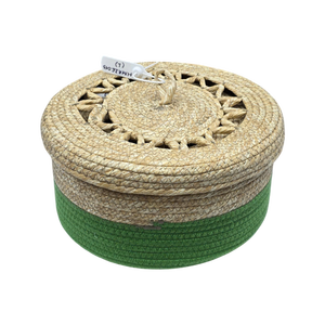 Cestas de Almacenamiento Rectangulares Tejidas Naturales - Contenedores Organizadores Ecológicos Hechos a Mano para Decoración del Hogar - Product Image 4