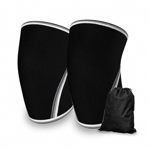 Breathable Men's <b>Knee</b> Sleeves Secure Fit <b>Support</b> for Lifting Workouts Fitness Gear - Product Image 1