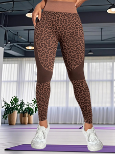 Leggings Deportivos para Mujer, Estilo Scrunch Bum, Sin Costuras, Elásticos, Transpirables, Hasta la Rodilla, Cintura Media, para Fitness, Yoga y Uso Diario - Product Image 3
