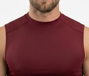 Customized Men Sportswear Crop Top Sports Training High Support Crop Top Men Street Style Crop Tank Men Gym Fitness Crop Vest - Product Image 6
