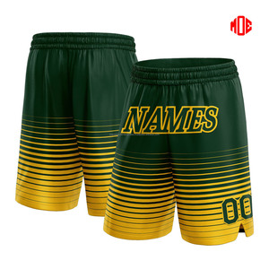 Short de basket-ball de haute qualité à séchage rapide pour hommes, mode d'été, vente à chaud avec broderie de logo personnalisé, taille moyenne - Product Image 6