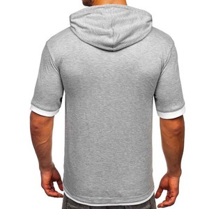 เสื้อฮู้ดผู้ชายผ้าฝ้ายถักเนื้อนุ่ม แขนยาว ทรงปกติ ปักโลโก้ตามสั่ง ระบายอากาศได้ดี ลายเรียบ สำหรับฤดูใบไม้ร่วง - Product Image 5