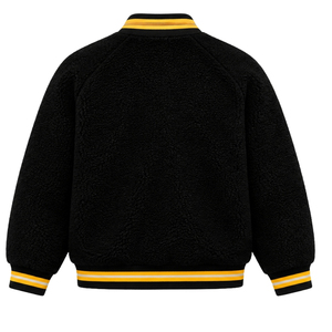 Custom Sigma Gamma Rho Women Reversible <b>Sherpa</b> Jacket Double Sided Bomber Coat Warm Fleece Greek Sorority Fashion Outerwear OEM - Product Image 2
