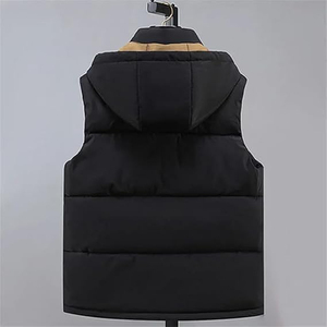 Nouveaux gilets matelassés personnalisés OEM, chauds et rembourrés, pour l'équitation, vêtements d'extérieur décontractés d'hiver, gilets rembourrés pour hommes. - Product Image 5