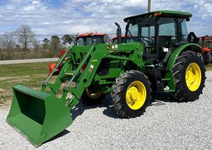 Tracteur agricole d'occasion John Deere 95 ch avec cabine, bon état, à vendre - Product Image 2