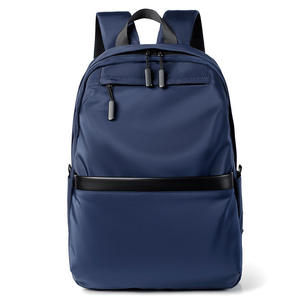 Black Minimalist Laptop Travel <b>Backpack</b> <b>Water</b> <b>Resistant</b> Business Daypack - Product Image 3