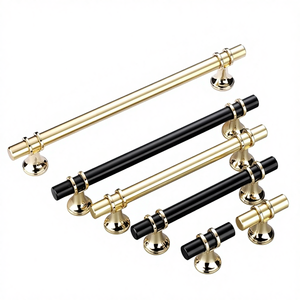 Light Luxury European-Style Furniture Handles Simple Two-Color Spliced <b>Small</b> Handles for <b>Cabinets</b> Shoe <b>Cabinets</b> Hardware Knobs - Product Image 1