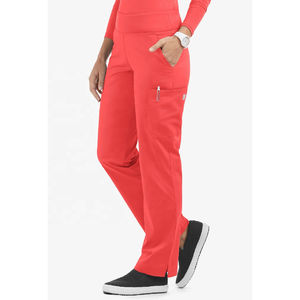 Pantalons de travail réutilisables pour hôpitaux, style jogger extensible, disponibles en plusieurs couleurs, tissu doux et respirant pour infirmières - Product Image 1