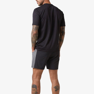 Ensemble T-shirt et short d'été imprimé pour homme de haute qualité, couleur personnalisée, design unique à taille élastique, col montant style Hip Hop - Unique - Product Image 6