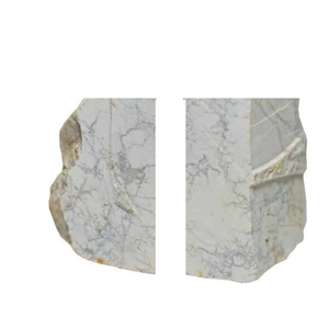 Sujetalibros de howlita de alta calidad, material de piedra natural, minerales de roca cruda, cristal para decoración, mayorista. - Product Image 6