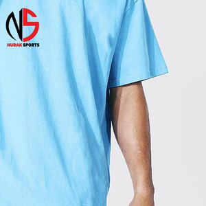 T-shirt NURAK Homme Oversize Extrême 100% Coton Écologique avec Logo Personnalisé OEM 220g Unisexe Streetwear Hip Hop Vintage Homme 2026 - Product Image 3