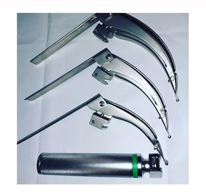 2026 Macintosh Fiber <b>Optic</b> Laryngoscope Set 5 Blades Professional Manual Intubation Equipment Stainless Steel <b>Instruments</b> - Product Image 1