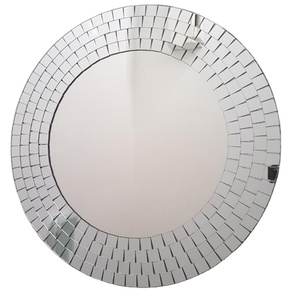Well Selling Iron <b>Mirror</b> Art <b>Irregular</b> Circular Living Room Metal Frame Wall <b>Mirror</b> Decor Christmas Vintage Luxury Space Casual - Product Image 1