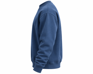 Sweat-shirt bleu à col rond pour homme OARH_INT, coupe classique, 100% coton, logo brodé sur le devant, vêtement décontracté pour l'automne - Product Image 3