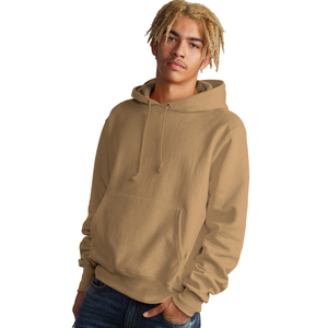 Nouveau style hiver 2026 – Sweats à capuche décontractés doublés, couleur unie, service OEM, logo personnalisé, 350 grammes, coupe ample, style hip-hop, en polaire pour hommes - Product Image 2