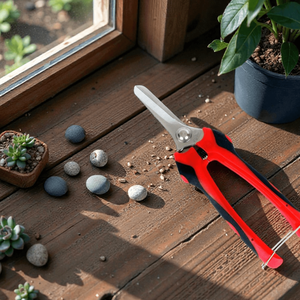 Tijeras de Podar para Uvas de Acero Inoxidable de 7.5 Pulgadas con Agarre Antideslizante - Herramienta para Plantas de Jardín, Suministro del Fabricante - Product Image 1