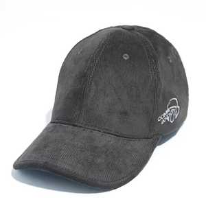 Gorra de béisbol vintage de moda Comm Andot negra 100% algodón pana lavada de 6 paneles con logo bordado de cadenas ajustable - Product Image 1
