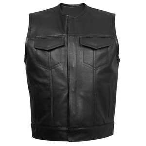 Chaqueta de Motociclista de Cuero Tejida y Bordada, Gruesa, Transpirable, para Invierno, Precio al por Mayor - Product Image 3
