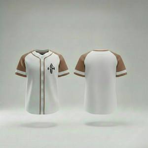 Camiseta de Béisbol de Alta Calidad, Transpirable, con Estampado Digital, Cuello en V, 100% Poliéster, Manga Corta, Secado Rápido, Personalizable, RIVIAN ATLANTIC - Product Image 1