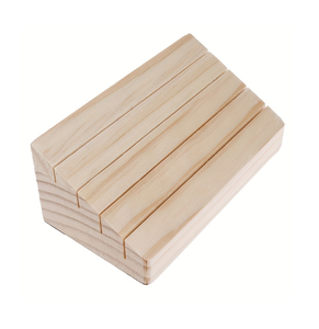 Wood Business Card Display <b>Stand</b> for Counter Tabletop Display Supplies Hot Selling Acacia Wood <b>Place</b> Card Holder - Product Image 2