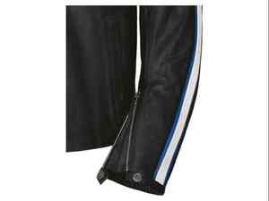 Blouson de moto classique en cuir de vachette BM Newly RacePro S1000 RR pour piste/cyclisme, style Cafe Racer, avec bosse, pour homme, certifié CE - Product Image 4