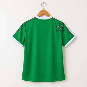Camiseta Personalizada HMR Alpha Kapa para Mujer, 100% Algodón Jersey, Cuello en V, Manga Corta, Transpirable, Secado Rápido, Bordado de Verano - Product Image 3
