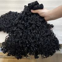 Extensions de cheveux humains Remy vietnamiens, bouclés romantiques, 100 % non traités, cuticules alignées, pour tissage capillaire
