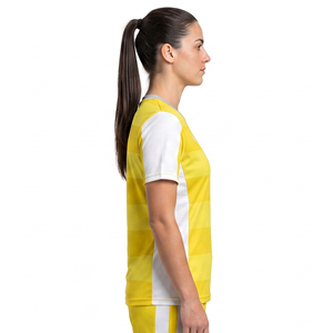 Women V-Neck Soccer Jersey Short Sleeve Summer Soccer Jerseys For Women's Training Football Shirt Women - Product Image 3
