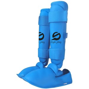Protectores de Espinilla para Entrenamiento de MMA, Kick Boxing y Muay Thai, Diseño Personalizado, en Oferta, con Almohadilla de Espuma y Cuero - Product Image 3