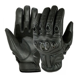 Custom Logo Cheap Price Genuine Leather Men Motorbike <b>Gloves</b> Riding Racing Latest Style Motorbike <b>Gloves</b> - Product Image 4