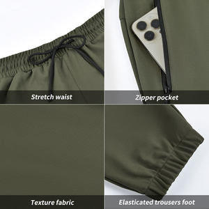 Premium Quality Breathable Polyester Fabric Tracksuit For <b>Men</b> Lightweight Polyester And Activewear <b>Jackets</b> And Pants Set For <b>Men</b> - Product Image 5