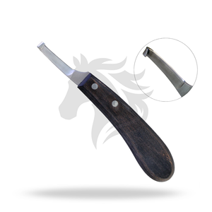 Couteau à sabot pour gaucher, lame étroite, outil vétérinaire pour l'examen et la coupe des sabots de cheval - Product Image 1