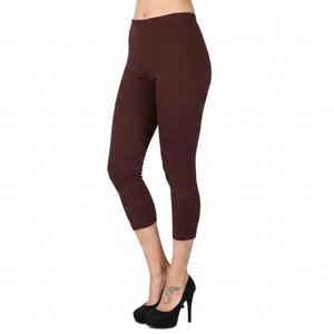 Women's Color Full Length Leggings Cotton/Bamboo Fiber Knitted Quick Dry Breathable High Waisted Tight <b>Running</b> Stretchy Thick - Product Image 4