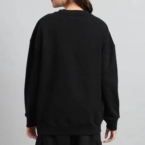 Sudadera de mujer de manga larga con cuello redondo y forro polar, informal, para invierno - Product Image 6