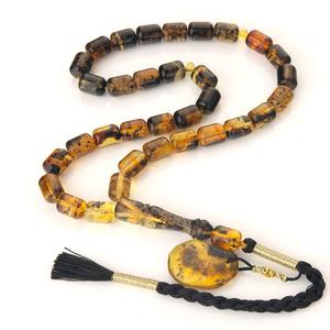 Tasbih Islámico Moderno de Lujo, Ecológico, Hecho a Mano con Resina Epoxi, Contador de Dikr Diario, para Ramadán, Ocasiones Especiales, Orion - Product Image 6