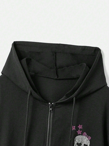 Sudadera con Capucha para Mujer, Fácil de Lavar, Duradera, con Pedrería, Transpirable, Antiarrugas, Informal, Último Diseño, Personalizable - Product Image 5