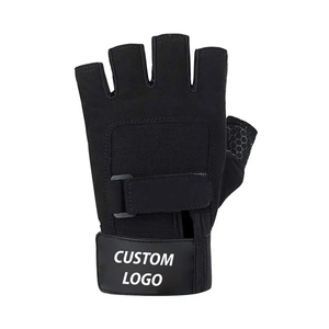 Wholesale New <b>Black</b> Polyester Warm Safety Anti-Slip Full-Finger for Winter Sports for Cyclists and <b>Runners</b> - Product Image 4