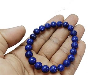 Cuentas Redondas de Lapislázuli de Cristal de 8 mm, Piedra Preciosa, Joyería de Moda Hecha a Mano, Feng Shui, Regalo para Hombres y Mujeres, Energía - Product Image 2