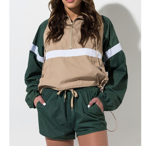 Survêtement réfléchissant imperméable pour homme, veste coupe-vent et pantalon, streetwear, vêtements techniques, OEM - Product Image 2