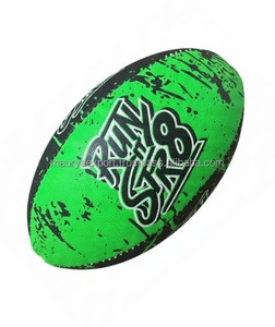 Ballon de rugby en caoutchouc MNI 11 pouces, ballon d'entraînement tout temps pour enfants / Ballon de rugby entièrement personnalisé - Product Image 5