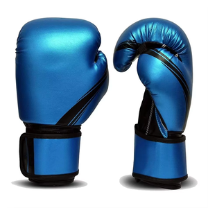 Guantes de Boxeo Personalizados de Cuero Vacuno Cómodo con Cierre Rápido, Secado Rápido, Impresión en Relieve, Marca Personalizada para Adultos, Gimnasio - Product Image 6