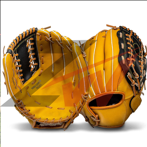 Gant de baseball professionnel en cuir de qualité supérieure pour droitier, gant d'entraînement pour adulte, gant de receveur pour équipes de softball, confortable en cuir de vachette - Product Image 3