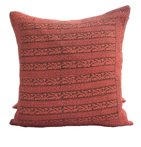 Wholesale Handmade 100% Linen Cushion Cover Hand-block printed Linen cushion cover - Product Image 3