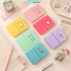 Mini Libreta SWORLD con Cubierta de PP, Impresión Laminada, Encuadernación Cosida, Diseño Compacto y Colorido para Uso Diario, Color Pastel - Product Image 1