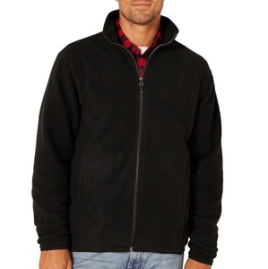 <b>Black</b> Color Oversize Zip Up Outdoor Fleece Jackets Reversible Polar Sherpa Fleece Jacket for <b>Men</b> & Women Warm Winter Clothing - Product Image 5