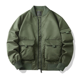 Veste coupe-vent en nylon pour homme, légère, résistante à l'eau, fermeture éclair intégrale, veste de sport décontractée pour l'aventure - Product Image 6