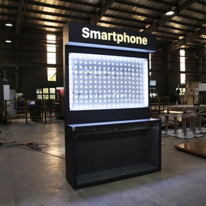 ชั้นวางสินค้าโลหะทันสมัยระดับไฮเอนด์ พร้อมไฟ LED กันน้ำ ด้านหลังแข็งแรง รีไซเคิลได้ แบบหลายชั้น ผลิตโดย ADong เวียดนาม (OEM) - Product Image 2