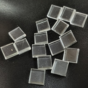 Natural <b>Crystal</b> Quartz Square Flat Disc Polished Loose Gemstone for Jewelry Making Crafts Healing Collection DIY Supplies - Product Image 4